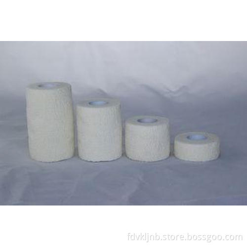 White Color Self - adhesive Flexible Cotton Elasticated Ban